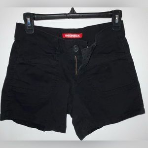 Union Bay Black Jean Shorts Size 5